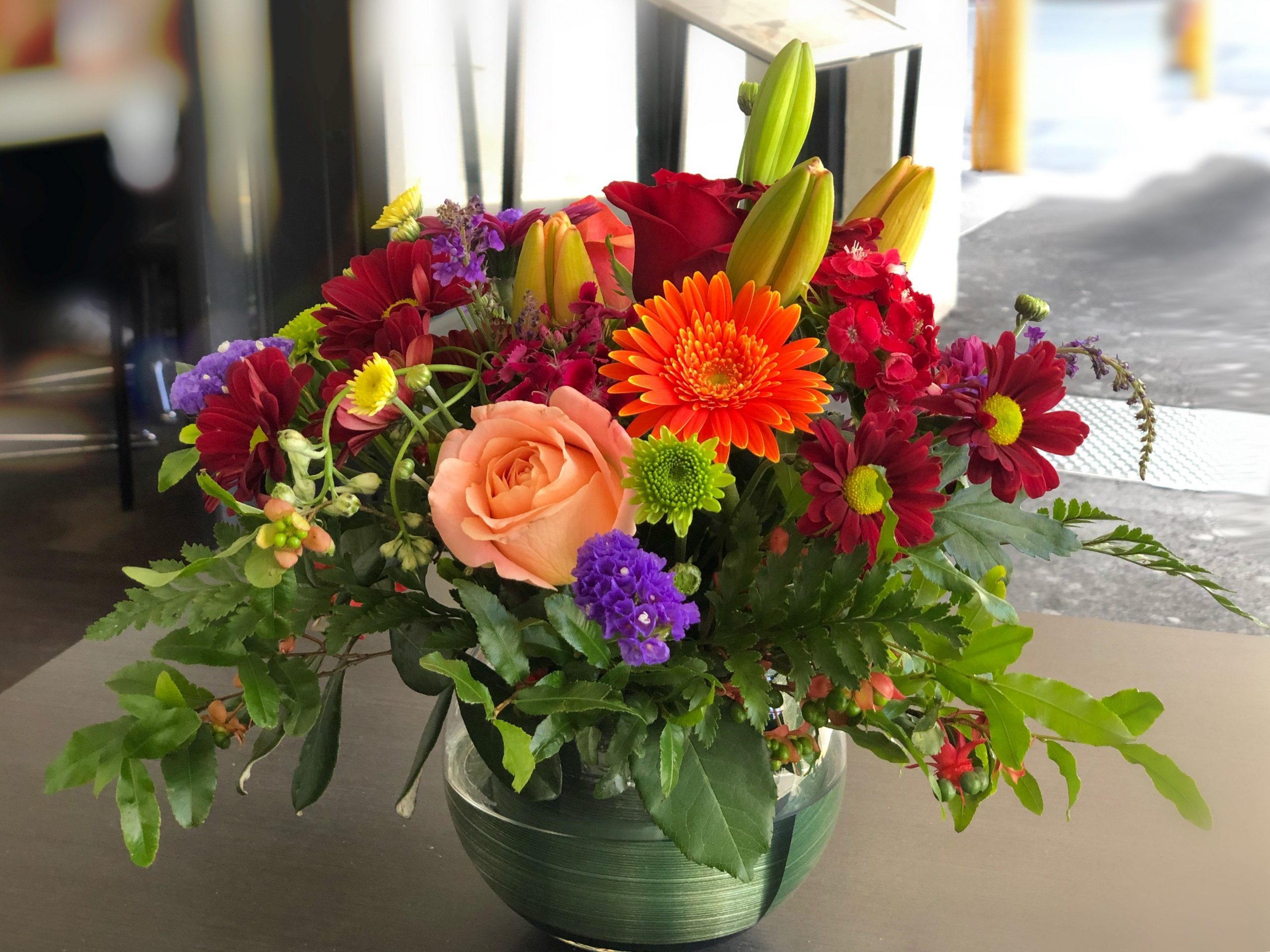 IMG_9869 MIXED-POSY FISHBOWL-flower